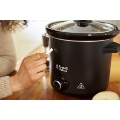 "Russell Hobbs 35L Slow Cooker - Stylish Black, Perfect for Delicious Meals!"